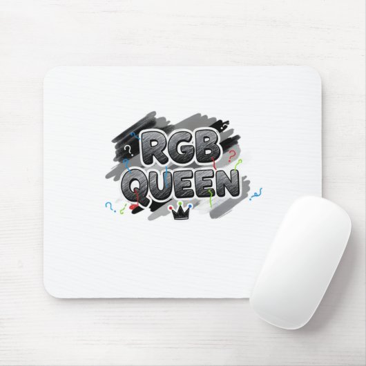 RGB クイーン マウスパッド (マウス)