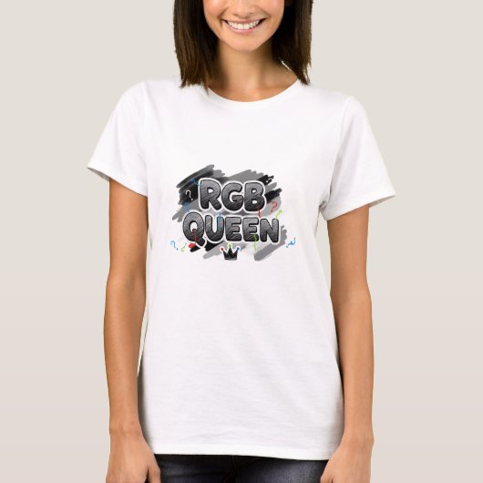 RGB クイーン Tシャツ (正面)
