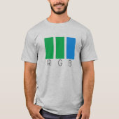 RGB – 緑（青） Tシャツ (正面)