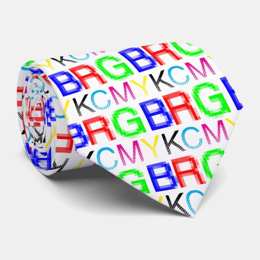 RGB CMYK ネクタイ (ロール)