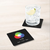 RGB Really Good Beer Designer's Coaster スクエアペーパーコースター (インサイチュ)