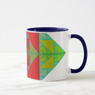 RGB Sierpinskiの正方形のマグ マグカップ