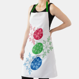 RGB Snowflakes エプロン