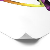 RGBCube – 白 ポスター (角)