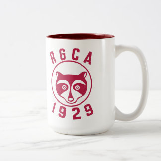 RGCAの赤いロゴ15ozのマグ ツートーンマグカップ