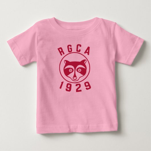 RGCA赤ロゴ幼児シャツ ベビーTシャツ (正面)