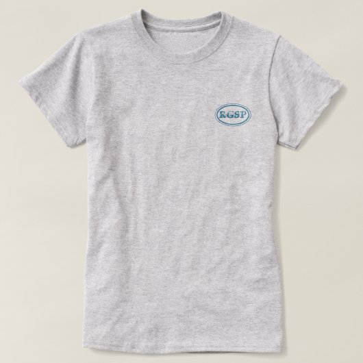 RGSP滝の追跡 Tシャツ (デザイン正面)