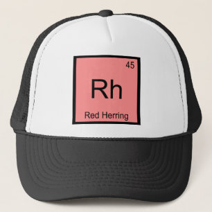 RH -燻製にしん化学要素の記号おもしろいなT キャップ