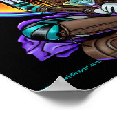 "Rhapsody" Gothic Absinthe Fairy Art Poster ポスター (角)