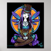 "Rhapsody" Gothic Absinthe Fairy Art Poster ポスター (正面)