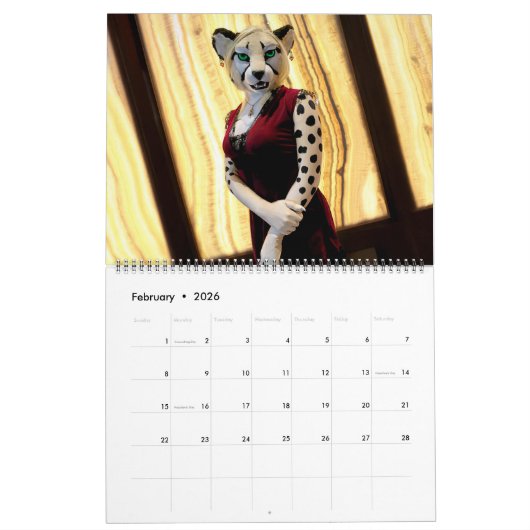 Rhea Calendar 2026 カレンダー (2月 2026)