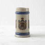 Rheinbergen紋章入りのステイン ビールジョッキ (中央)