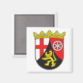 Rheinland-Pfalz Wappen マグネット (正面/裏面)