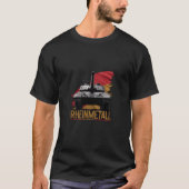 Rheinmetall Leopard 2 Panzer T-Shirt | Stilvolles Tシャツ (正面)