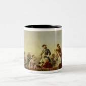 Rheinsbergのボート旅行 ツートーンマグカップ (中央)