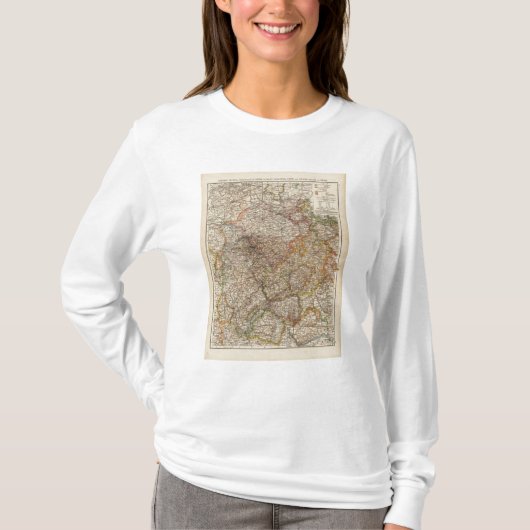 Rhenishプロシア、ウエストファーレン、HesseNassau Tシャツ (正面)