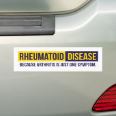 Rheumatoid病気のバンパーステッカー バンパーステッカー (車上)