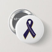 Rheumatoid病気の認識度のリボン 缶バッジ (正面&裏面)