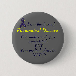 Rheumatoid病気ボタン 缶バッジ