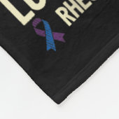 Rheumatoid Arthritis Awareness Quote I Don't Look フリースブランケット (角)