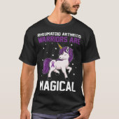 Rheumatoid Arthritis Warriors Are Magical Awarenes Tシャツ (正面)