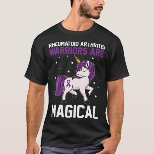 Rheumatoid Arthritis Warriors Are Magical Awarenes Tシャツ (正面)
