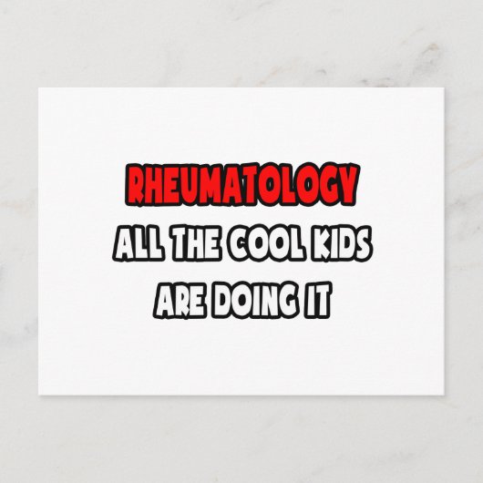 Rheumatologistおもしろいのシャツとギフト ポストカード (正面)