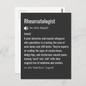Rheumatologist definition ポストカード (正面/裏面)