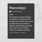 Rheumatologist definition ポストカード (正面)