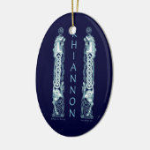 Rhiannonの馬のケルト族のオーナメント セラミックオーナメント (左)