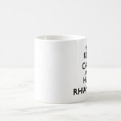 Rhiannon穏やか、抱擁保って下さい コーヒーマグカップ (中央)