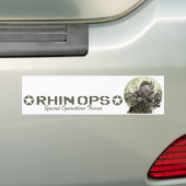 Rhin Opsの特殊作戦部隊特殊作戦部隊のギア バンパーステッカー (車上)