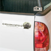 Rhin Opsの特殊作戦部隊特殊作戦部隊のギア バンパーステッカー (トラック上)