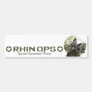 Rhin Opsの特殊作戦部隊特殊作戦部隊のギア バンパーステッカー