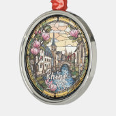 Rhine River Germany メタルオーナメント (左)