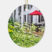 Rhinebeck NY – 屋外シート セラミックオーナメント (左)