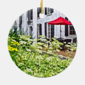 Rhinebeck NY – 屋外シート セラミックオーナメント (裏面)