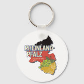 Rhineland-Palatinateドイツ連邦州RLP キーホルダー (正面)