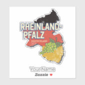 Rhineland-Palatinateドイツ連邦州RLP シール (シート)