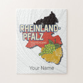 Rhineland-Palatinateドイツ連邦州RLP ジグソーパズル