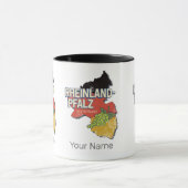 Rhineland-Palatinateドイツ連邦州RLP マグカップ (中央)