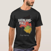 Rhineland-Palatinateドイツ連邦州RLP Tシャツ (正面)