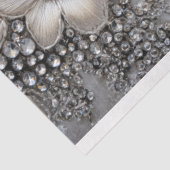 Rhinestone Patina、背景きらきら光る 薄葉紙 (詳細)