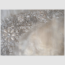 Rhinestone Patina、装飾モチーフ背景 薄葉紙