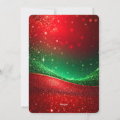 Rhinestones Snowman Holiday Card シーズンカード (裏面)