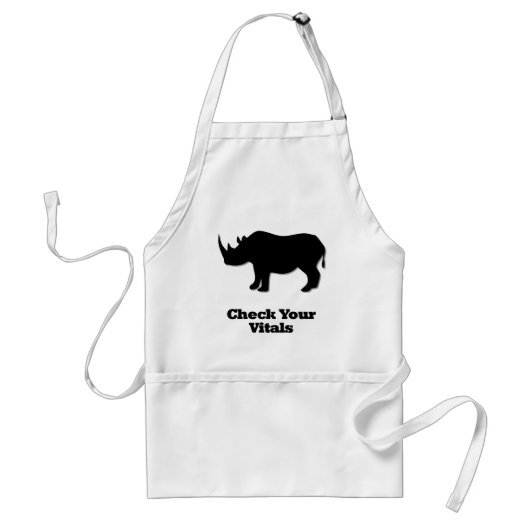Rhinoあなたのバイタルをチェック スタンダードエプロン (正面)
