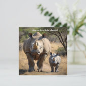Rhinoの母親と子牛 招待状 (スタンド正面)