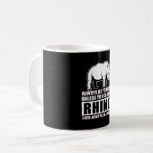 Rhinoの衣装ギフトでない限り、常に自分自身でいなさい コーヒーマグカップ (正面左)
