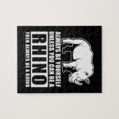 Rhinoの衣装ギフトでない限り、常に自分自身でいなさい ジグソーパズル (横)