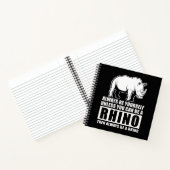 Rhinoの衣装ギフトでない限り、常に自分自身でいなさい ノートブック (内部)